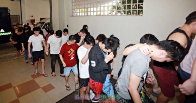 34中国人认参与网赌勾当 各罚2300令吉