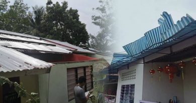 暴风雨来袭  弄边逾1 0户屋顶开天窗