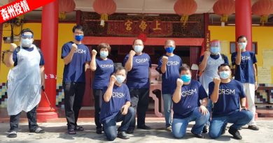 ◤森州疫情◢森马华志工团GoCare消毒队 为日叻务老人院庙宇消毒