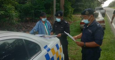 ◤森州MCO◢仁保警方单日开5罚单 七旬老翁无证跨县罚5000