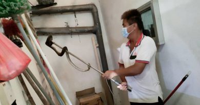 雨天蛇踪频现 志愿消拯队生擒6尺蟒蛇