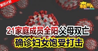 ◤森州疫情◢21家庭成员全阳 父母双亡 确诊妇女饱受打击