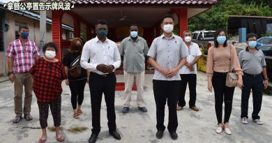 ◤拿督公亭置告示牌风波◢庇拿督公亭占地告示牌全数拆除 森州政府向华社公开道歉