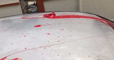 华青欠债轿车被泼漆 警方捉2人调查
