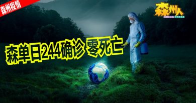 ◤森州疫情◢森单日244确诊 零死亡