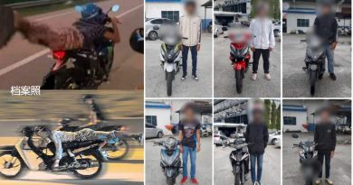 6少年骑士路上耍特技 遭警方一网打尽