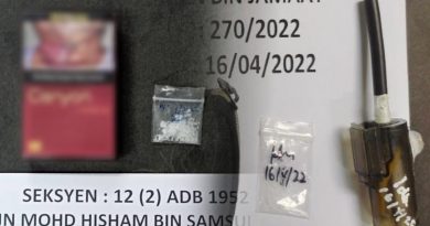 警方3天肃毒有功 逮7人起获冰毒