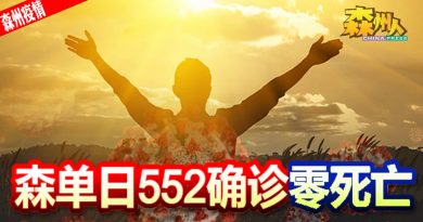◤森州疫情◢森单日552确诊 零死亡