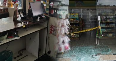 疑割伤手还留下身分证 笨贼爆窃油站状况连连