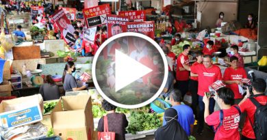 【森州人头条】齐出击贴近人潮 陆兆福谢琪清巴刹拜票