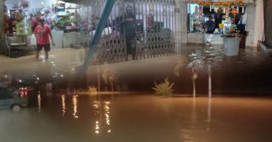 【森州人头条】豪雨夜袭利民济 15店屋陷汪洋7人受困