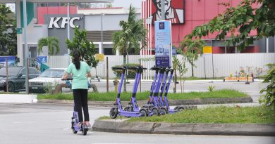电动踏板车穿梭路上 民众忧心安全问题