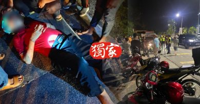 ◤独家◢疑司机神智不清 轿车连撞6车及1摩哆