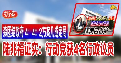 【森州人头条】森团结政府 4：4：2方案几成定局 陆兆福证实：行动党获4名行政议员