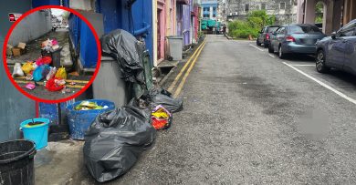垃圾桶被要求置放店前 严端路餐馆业者喊NO