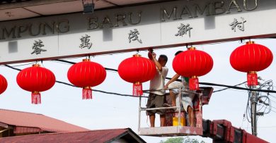 森州人头条  ｜ 灯笼布置费心思 新村新装迎龙年