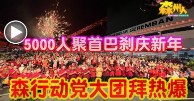 森行动党大团拜热爆 5000人聚首巴刹庆新年
