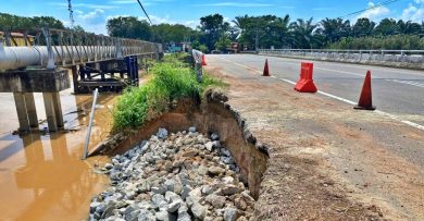 宁宜通船头公路河堤崩蚀 工程部紧急拨款修复