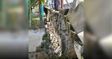 森州人头条｜后巷路烂堵排水沟10多年 房屋围墙龟裂 居民怕怕