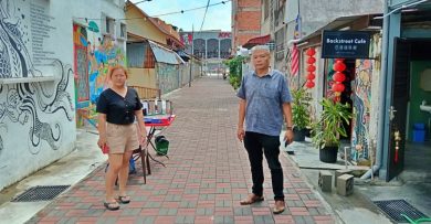淡边壁画街商店一雨成灾 商家申诉排水系统欠佳