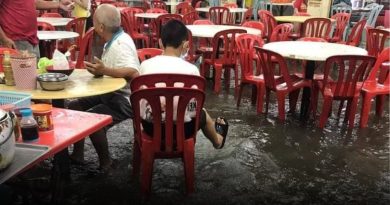 豪雨一句钟  降雨量异常 马口多区突发水灾
