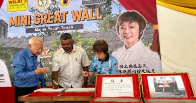 兴建大马版迷你万里长城 汝来3批发城将增新旅游景点