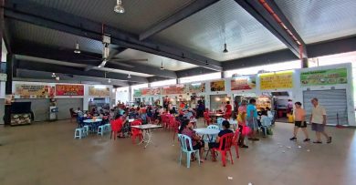 大水管破裂断水影响食肆 大巴刹熟食摊比平日更静