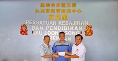 响应沉香助养学生计划 社团热心人士捐献云龙堂