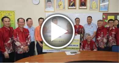 兑现助筹款达标承诺 陆兆福为万茂华小捎来50万
