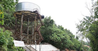 采不锈材质供水4花园 芙蓉宝城花园新蓄水槽“赶工”中