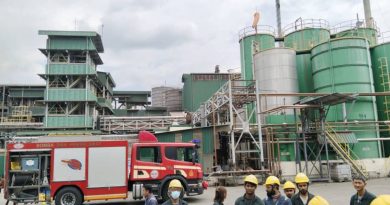 汝来炼油厂火灾 2员工受伤送院