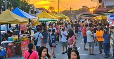 汝来首个华人夜市登场 特色美食增新活力