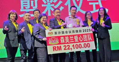 谢琪清拨款逾2万 支持森州爱心团队送暖行动