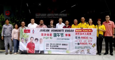 亚沙端午市集限时开卖 猪肉最低每公斤RM20