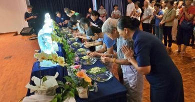 芙蓉慈济三节同庆 逾400人雨中赴会祈福
