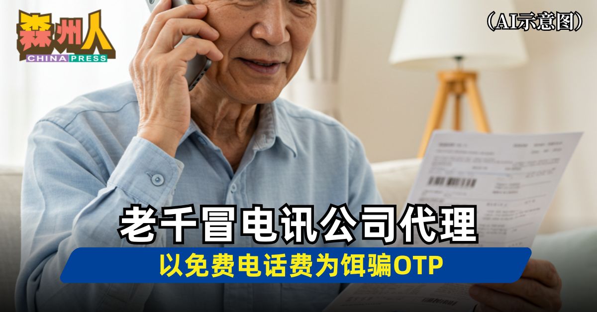 老千冒电讯公司代理 以免费电话费为饵骗OTP