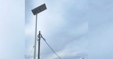 森政府拨100万 郊区设太阳能路灯