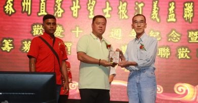 “华人不打华人” 徐孝吉吁团结互助　弘扬中华精神