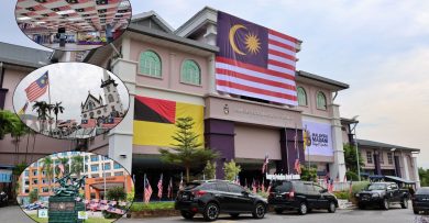 巨型“辉煌条纹”陆续登场 国庆布置热潮满城洋溢